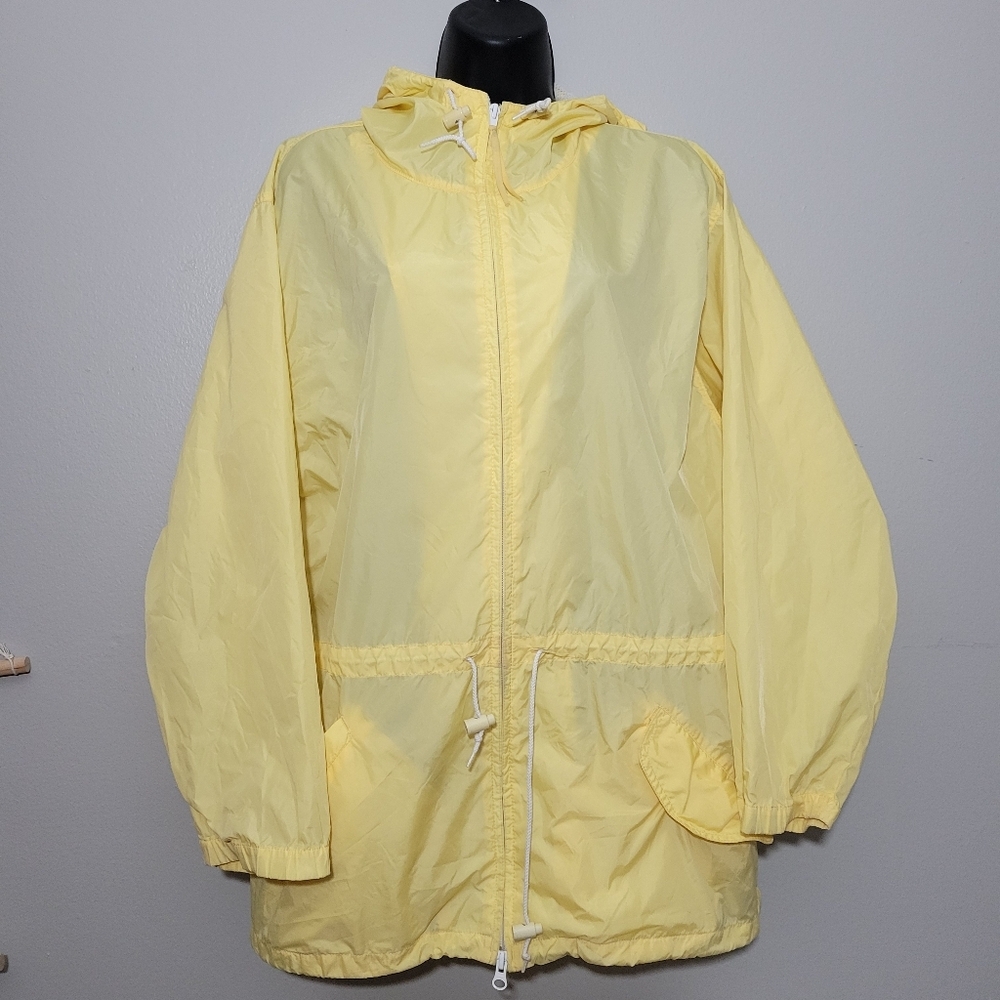 Woolrich Jacket Medium Womens Yellow Nylon Full Zip
